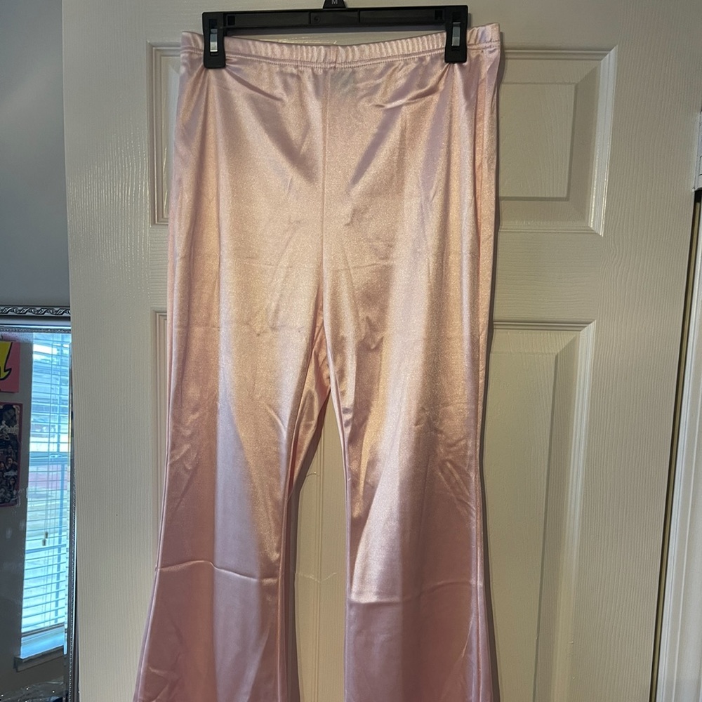 Pink Silk Pants